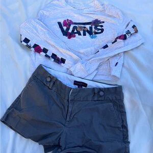 Vans X-Small White Shirt
